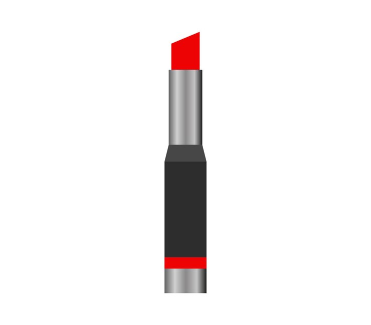 Vecteur rouge à lèvres illustré