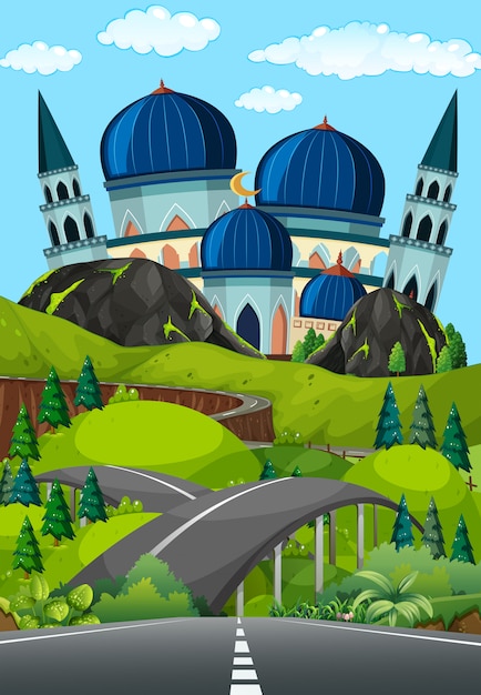 Une Route à La Belle Mosquée