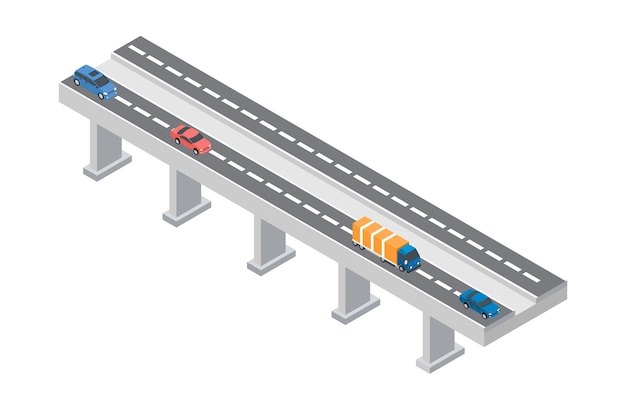 route isométrique