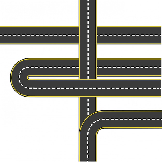 Vecteur route route