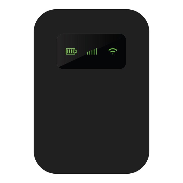 Vecteur routeur de poche portable wifi dongle hotspot dongle mini dongle modem