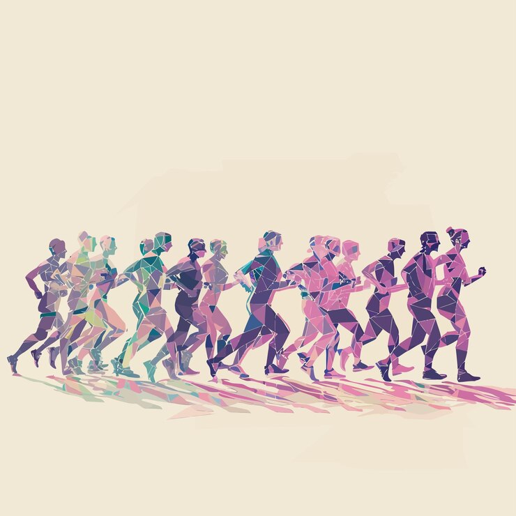 Run_group_of_running_people_low_poly_vector