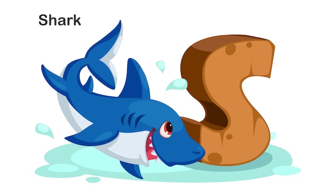 S pour requin