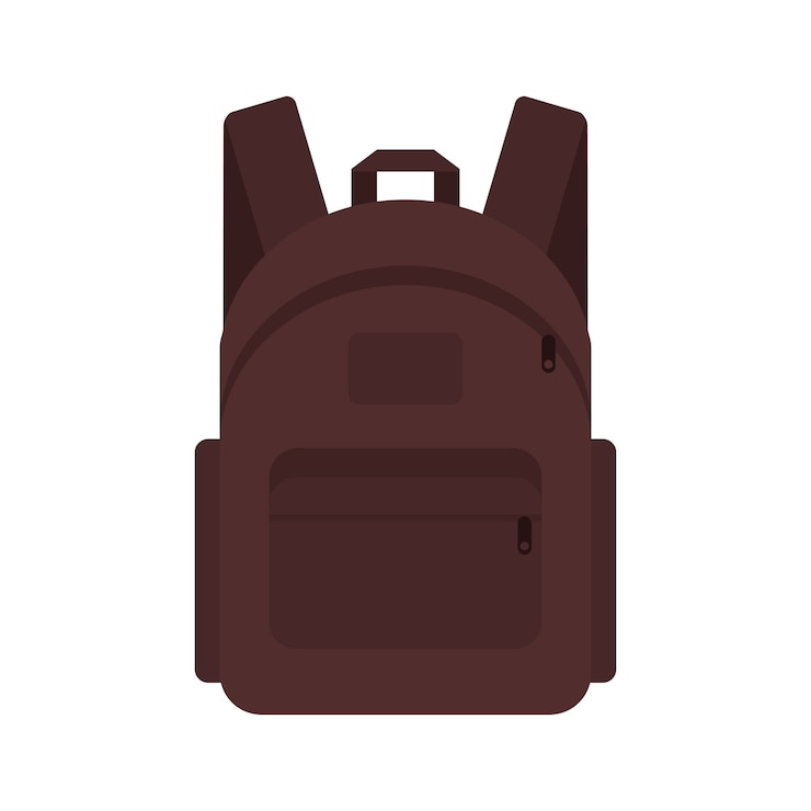 Sac à dos voyageur en marche étudiant porte-documents.