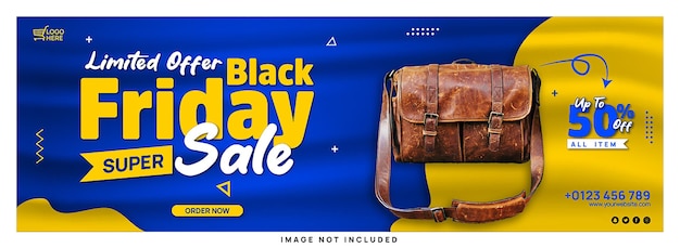 Vecteur sac à main black friday vente flash