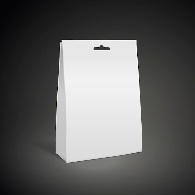 Sac en papier blanc