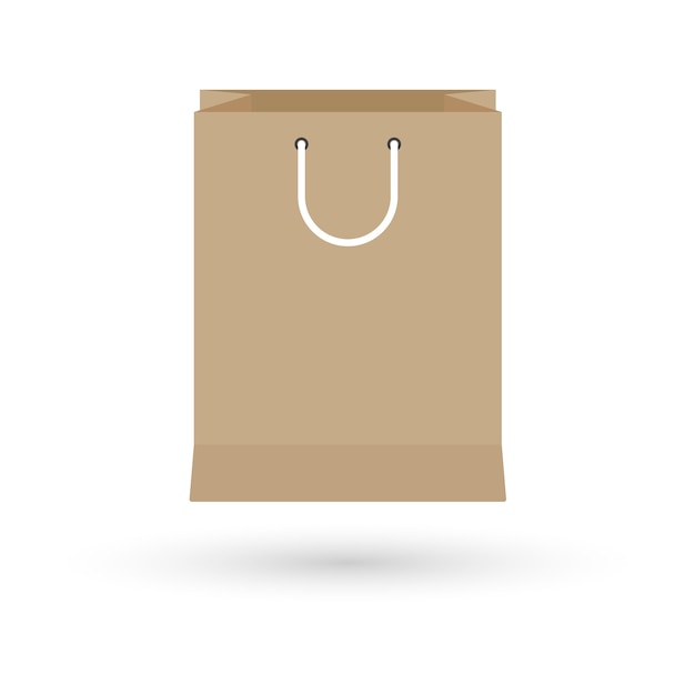 Sac en papier brun épicerie