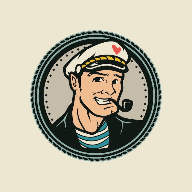 Sailor Man Mascotte Design