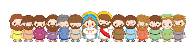 Sainte Marie Avec Disciples