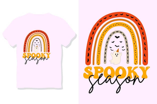 Saison Effrayante Rétro Halloween Svg Sublimation Design