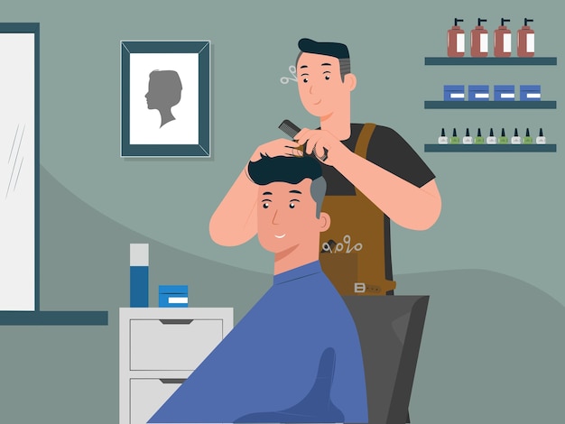 Le salon de coiffure