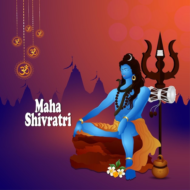 Salutation De Célébration Maha Shivratri