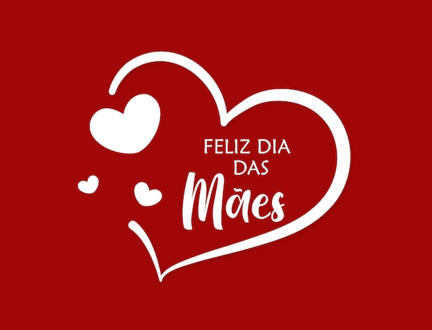 Salutation des coeurs de la journée des femmes heureuses