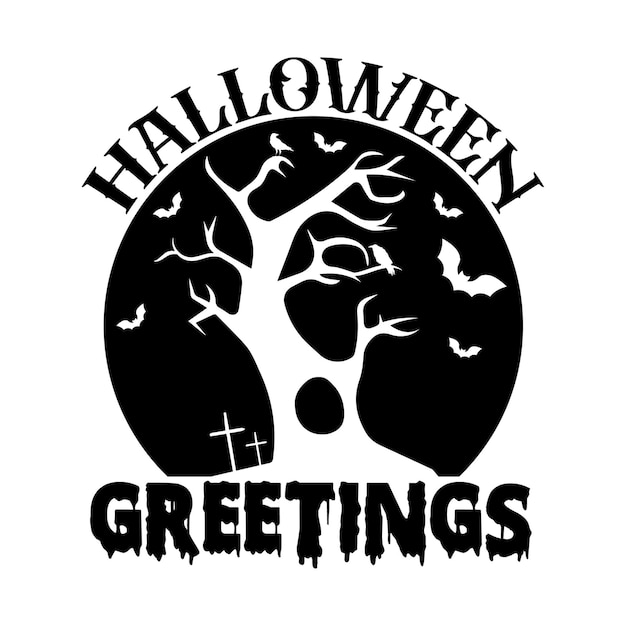 Salutations D'halloween Svg