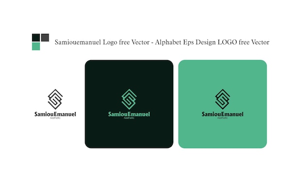Samiouemanuel Logo gratuit Vector Alphabet Eps Design LOGO vecteur gratuit