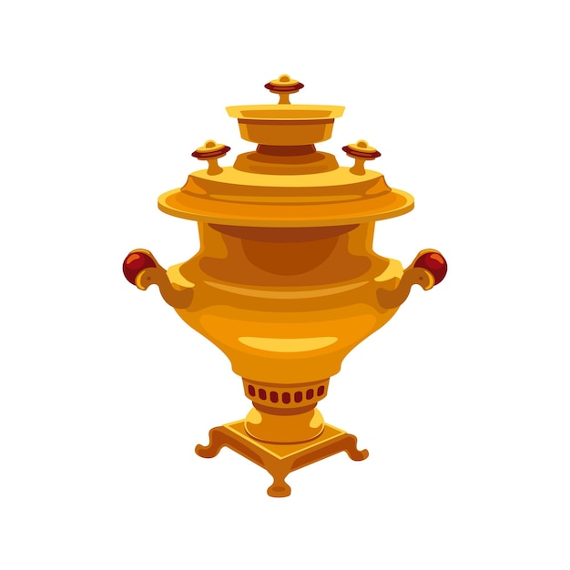 Samovar Russe Isolé