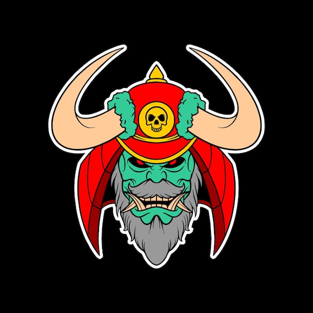 Samurai Head Logo