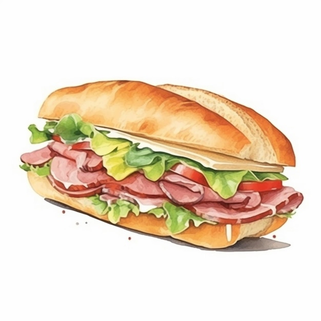 Vecteur sandwich nourriture vecteur collation pain illustration déjeuner repas fromage rapide burger isolé res