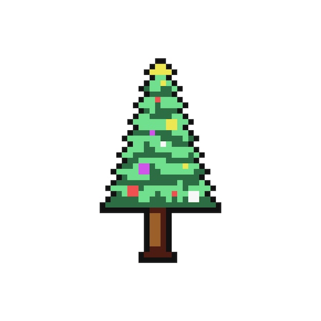 Le sapin de Noël de l'art de Pixie