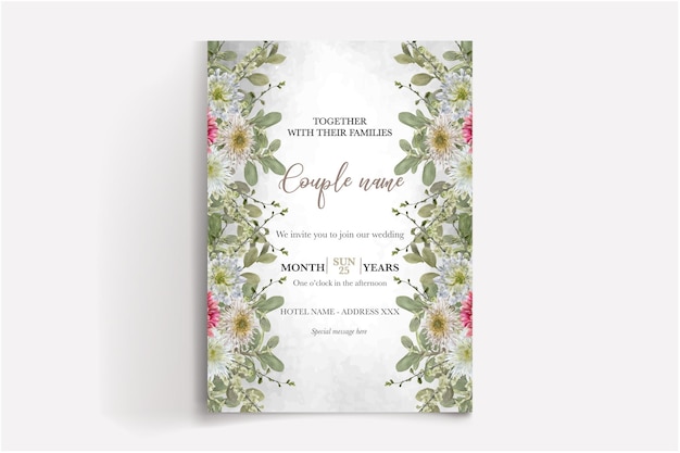 SAVE THE DATE MODÈLES D'INVITATION DE MARIAGE