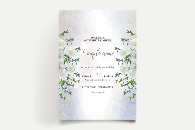 Save The Date Modèles D'invitation De Mariage