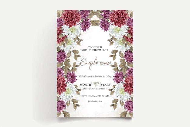 SAVE THE DATE MODÈLES D'INVITATION DE MARIAGE