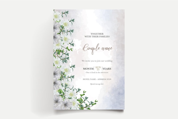 SAVE THE DATE MODÈLES D'INVITATION DE MARIAGE