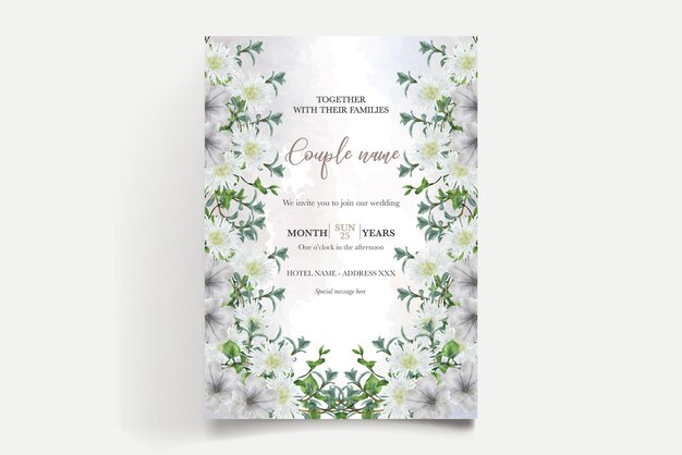 SAVE THE DATE MODÈLES D'INVITATION DE MARIAGE