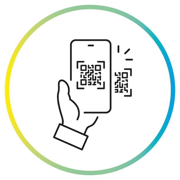 scanner l'icône du code QR