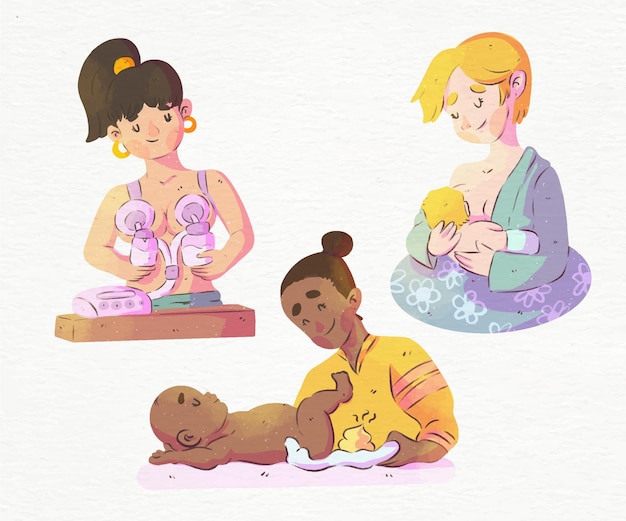 Scènes De Grossesse Et Maternité