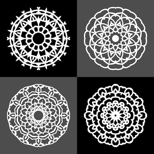 Scénographie De Quatre Mandalas