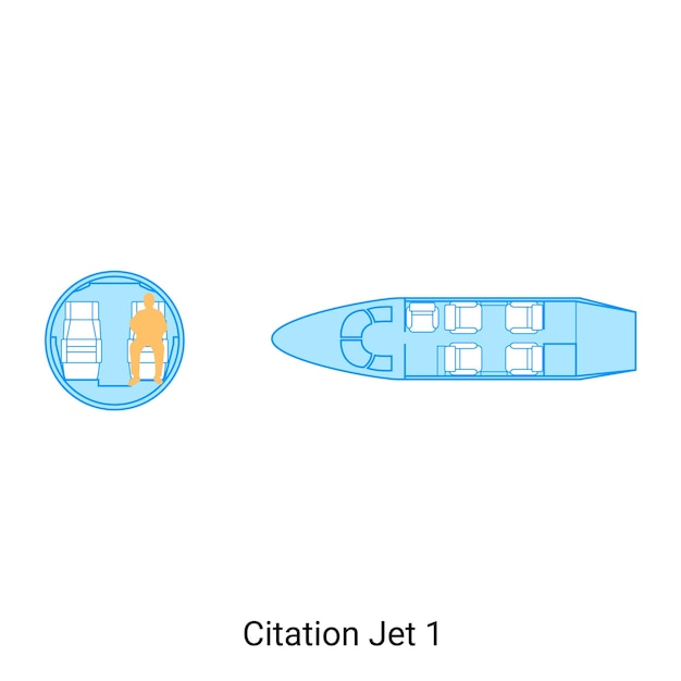 Schéma De L'avion Citation Jet 1 Civil Aircraft Guide