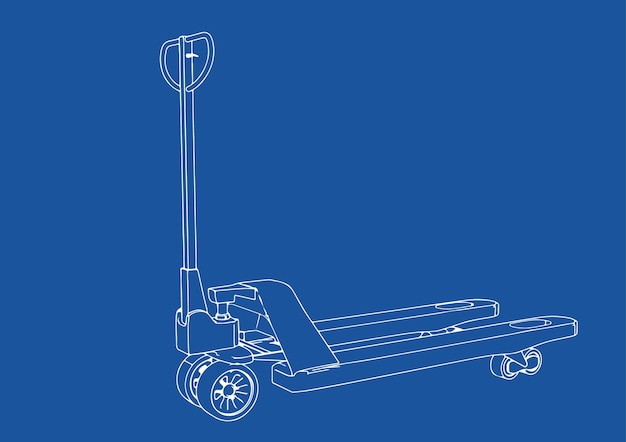 Un scooter bleu avec le mot scooter dessus.