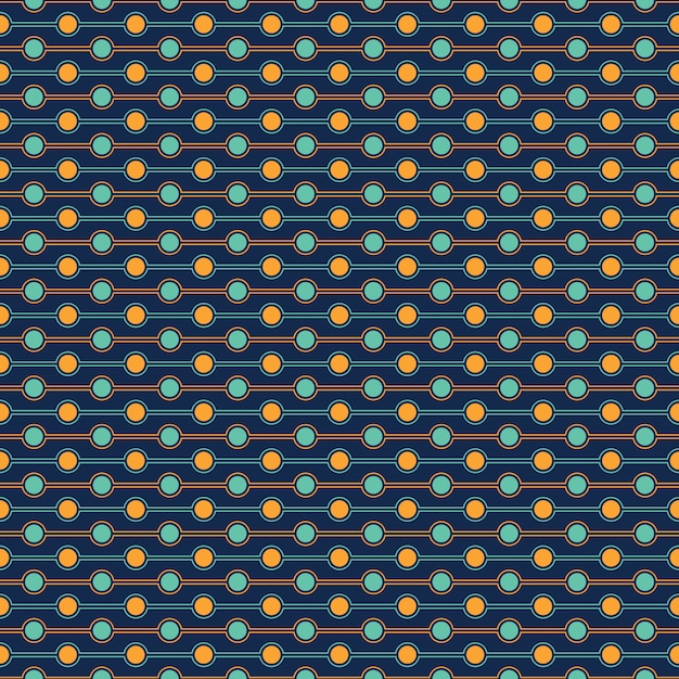 Vecteur seamless pattern of circle