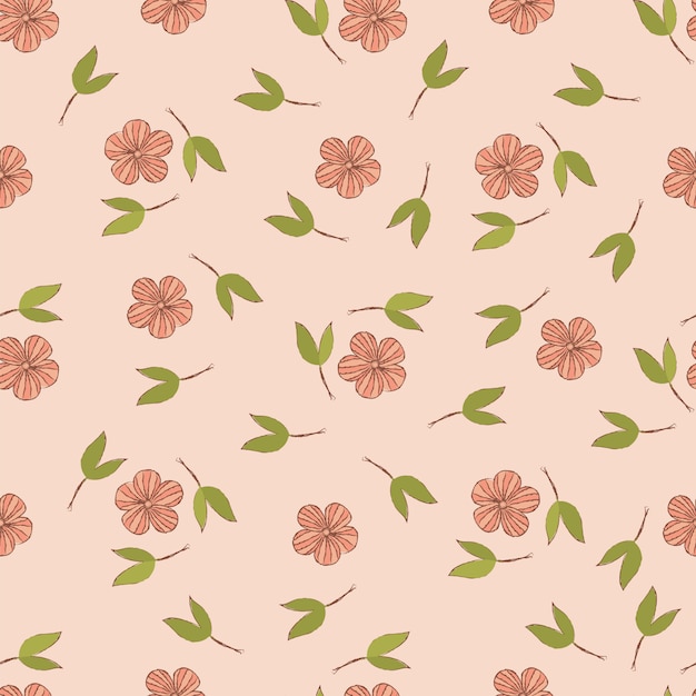 Seamless Pattern Vacances De Printemps