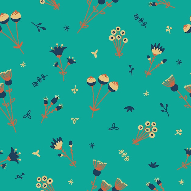 Seamless Texture Blossom Motif Floral Dans Les Motifs Botaniques En Fleurs