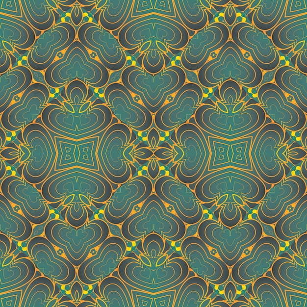 Seamless vector pattern abstract background géométrique symétrique avec des éléments répétitifs