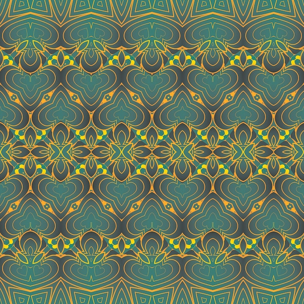 Seamless vector pattern abstract background géométrique symétrique avec des éléments répétitifs