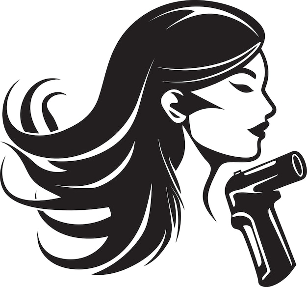 Sécheur à Cheveux Clipart Pour Salons Professionnels