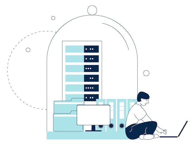 Sécurité Des Données D'information Protection Du Stockage Service De Confidentialité Cybernétique