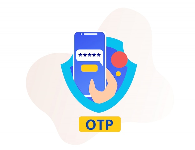 Sécurité Otp Ou Mot De Passe Unique Smartphone Et Bouclier