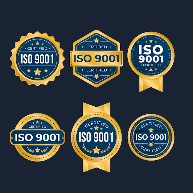 Sélection Du Badge De Certification Iso