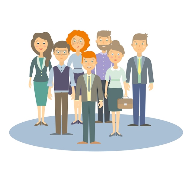 Sélection de gens d'affaires Illustration vectorielle