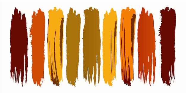 Une Série De Lignes Orange Et Brunes Avec Un Fond Jaune