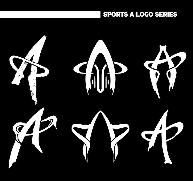 Vecteur une série de logos sportifs
