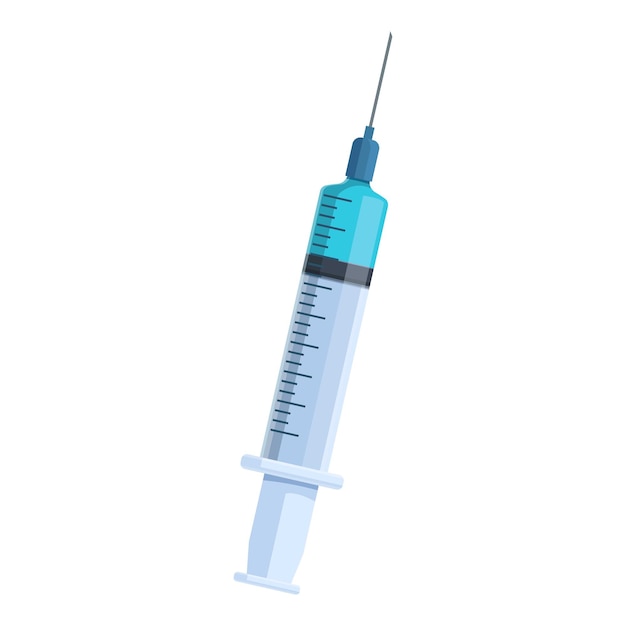 seringue médicale pour la vaccination contenant un médicament liquide