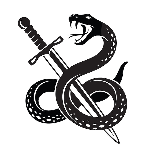 Vecteur le serpent et l'épée