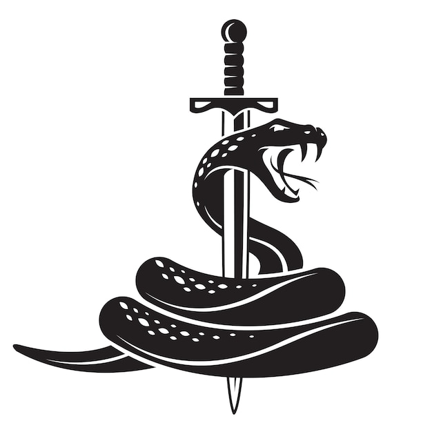Vecteur le serpent et l'épée