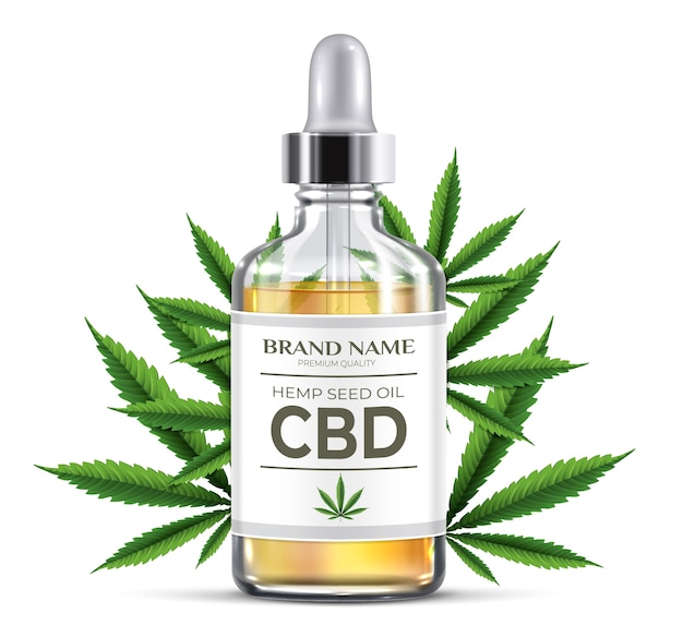 Sérum à base d'huile de CBD