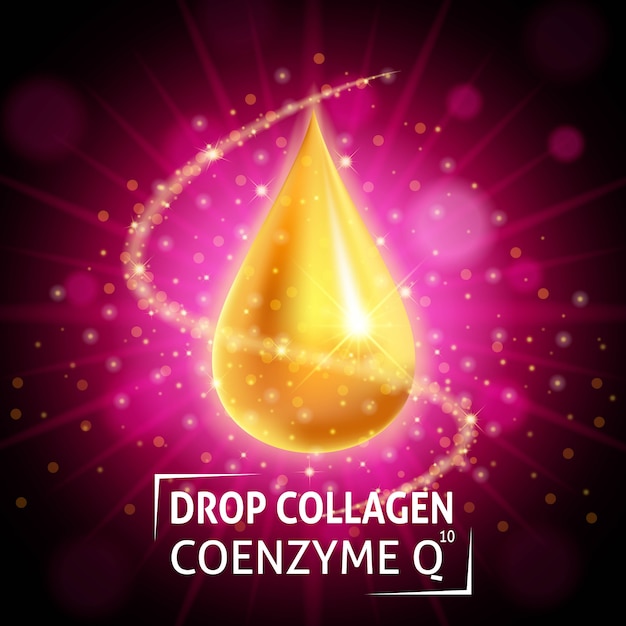 Sérum Collagène Coenzyme, Goutte D'or Réaliste